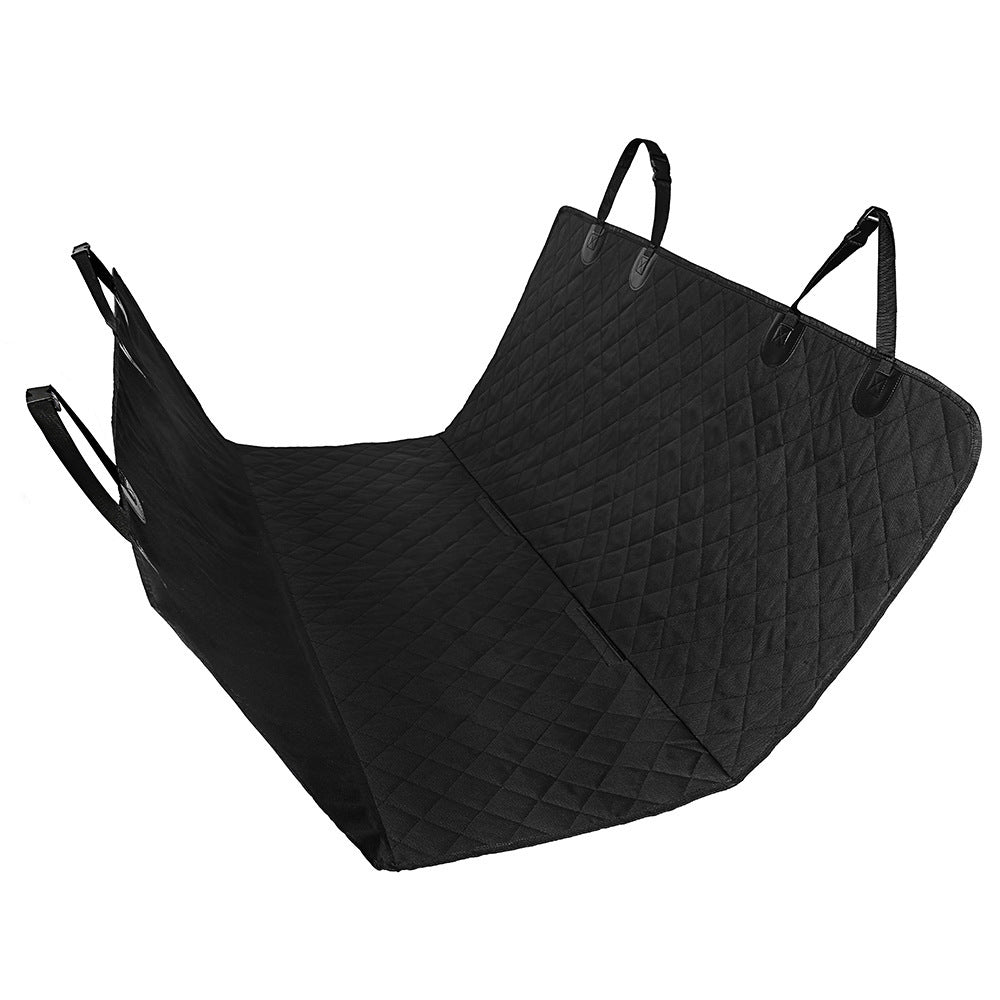 Dog Car Seat Cover View Mesh Pet Carrier Hammock Safety Protector Car Rear Back Seat Mat With Zipper And Pocket For Travel - Paw Pet