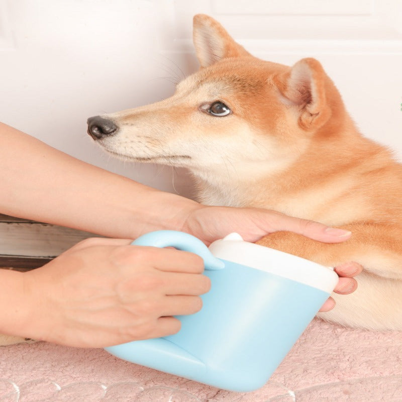 Pet Cat Dog Foot Clean Cup Cleaning Tool Silicone Washing Brush Paw Washer - Paw Pet