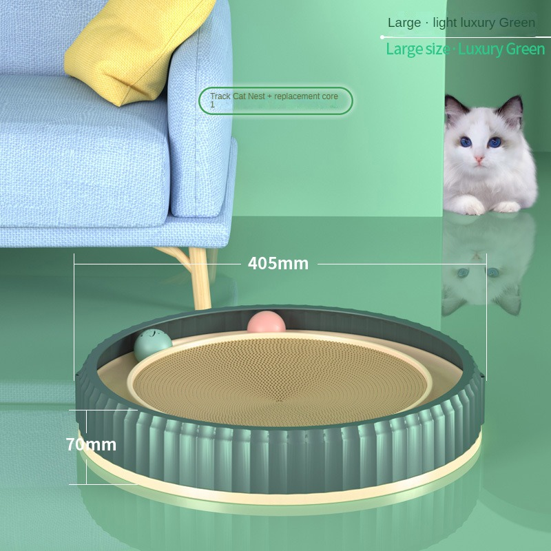Non-flaking Corrugated Paper Wear-resistant Cat Scratching Board - Paw Pet