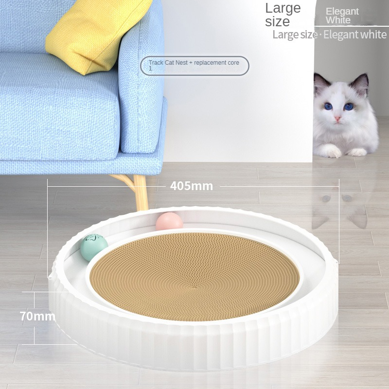 Non-flaking Corrugated Paper Wear-resistant Cat Scratching Board - Paw Pet