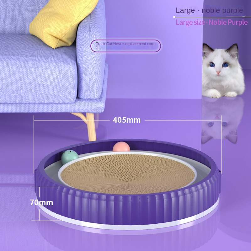 Non-flaking Corrugated Paper Wear-resistant Cat Scratching Board - Paw Pet