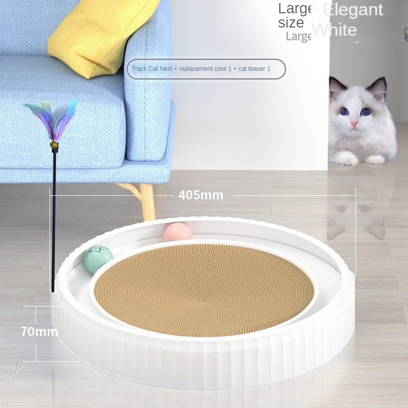 Non-flaking Corrugated Paper Wear-resistant Cat Scratching Board - Paw Pet