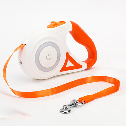 Dog Leash Retractable Leash And Dog Collar Spotlight Automatic Pet Dog Cat Traction Rope For Small Medium Dogs Pet Product - Paw Pet