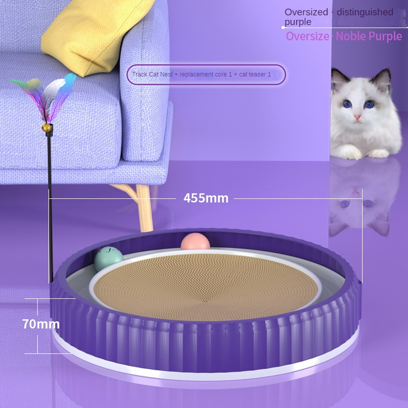 Non-flaking Corrugated Paper Wear-resistant Cat Scratching Board - Paw Pet