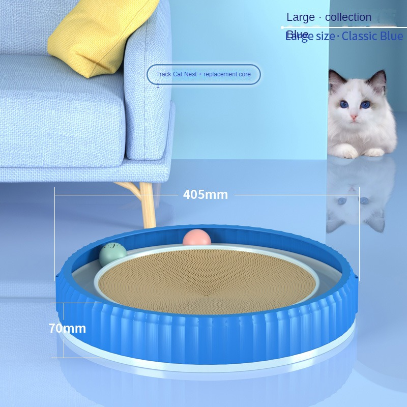 Non-flaking Corrugated Paper Wear-resistant Cat Scratching Board - Paw Pet