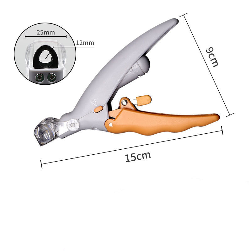 LED light glow pet nail clippers - Paw Pet