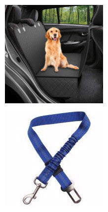 Dog Car Seat Cover View Mesh Pet Carrier Hammock Safety Protector Car Rear Back Seat Mat With Zipper And Pocket For Travel - Paw Pet