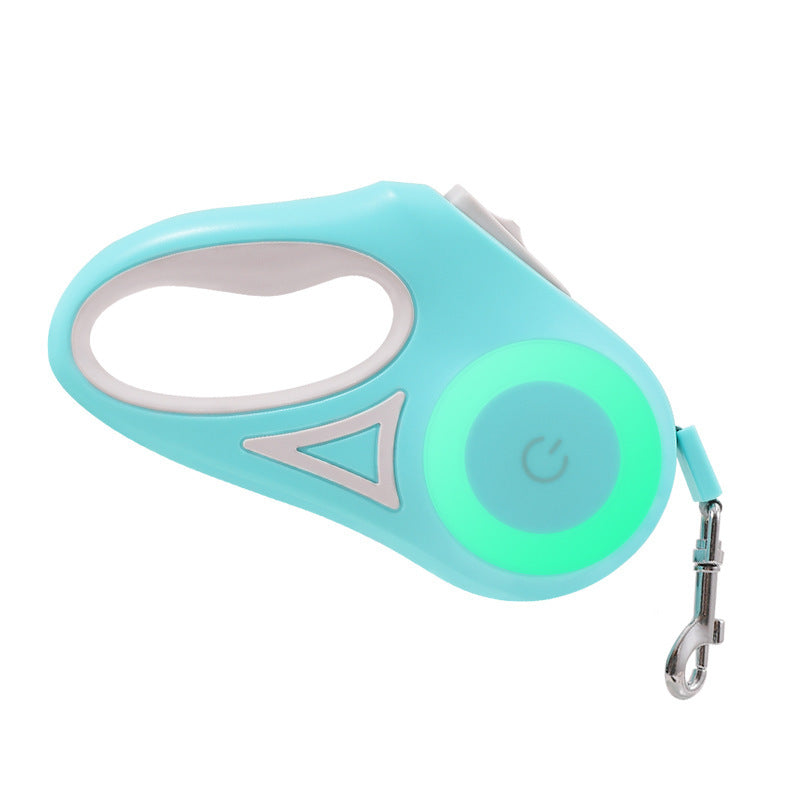 Dog Leash Retractable Leash And Dog Collar Spotlight Automatic Pet Dog Cat Traction Rope For Small Medium Dogs Pet Product - Paw Pet