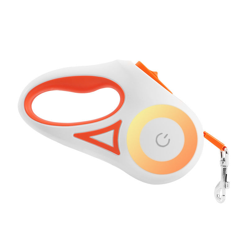 Dog Leash Retractable Leash And Dog Collar Spotlight Automatic Pet Dog Cat Traction Rope For Small Medium Dogs Pet Product - Paw Pet