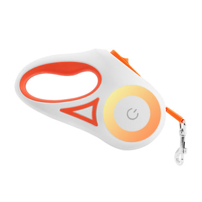Dog Leash Retractable Leash And Dog Collar Spotlight Automatic Pet Dog Cat Traction Rope For Small Medium Dogs Pet Product - Paw Pet