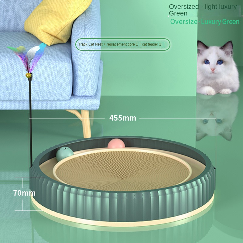 Non-flaking Corrugated Paper Wear-resistant Cat Scratching Board - Paw Pet