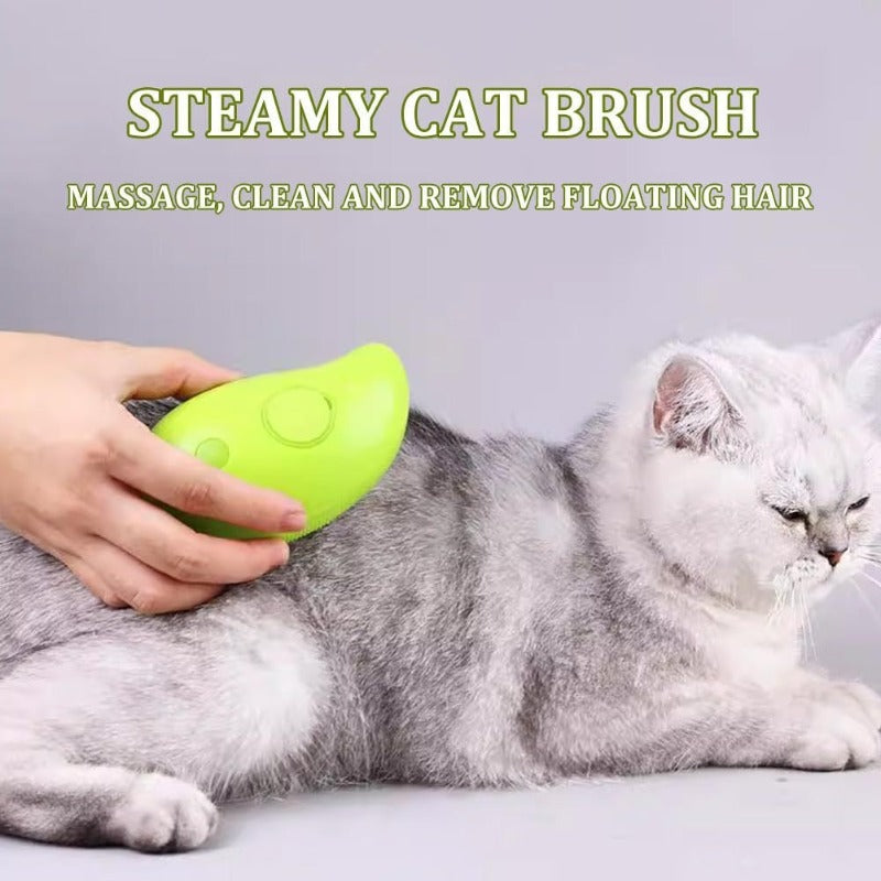 Pet Electric Spray Massage Comb Steam Brush - Paw Pet