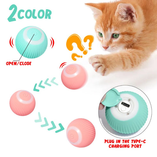Cat Gravity Intelligent Rolling Ball Tease Toy Pet Automatic Rotating Ball - Paw Pet