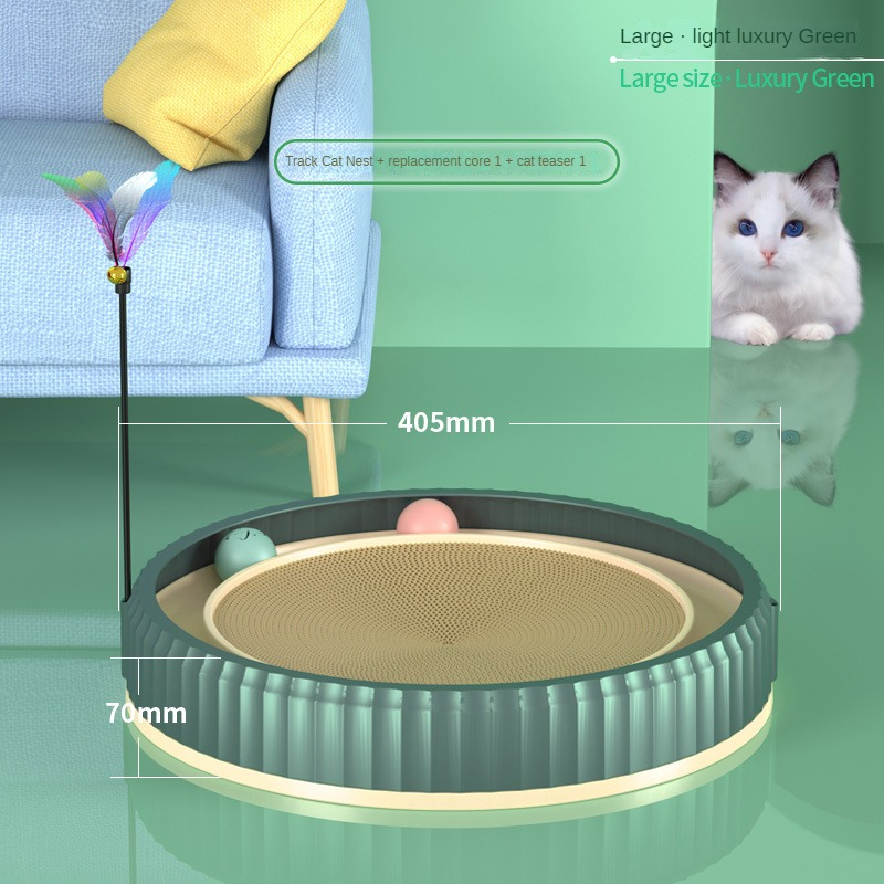 Non-flaking Corrugated Paper Wear-resistant Cat Scratching Board - Paw Pet