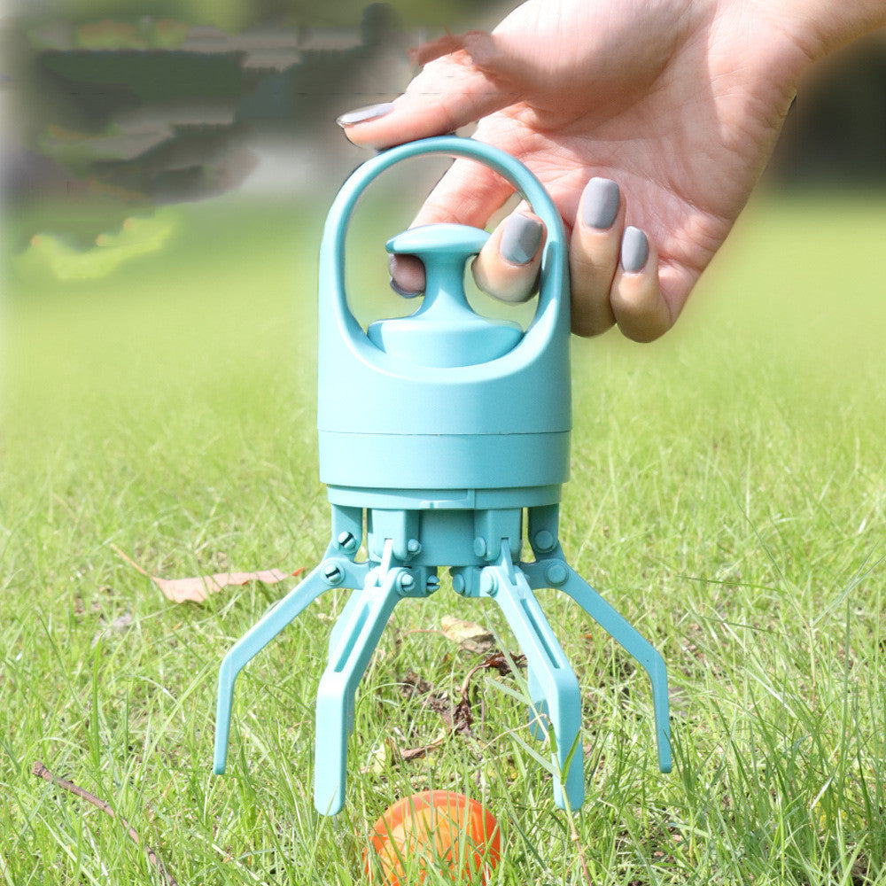 Portable Lightweight Dog Pooper Scooper With Built-in Poop Bag Dispenser Eight-claw Shovel For Pet Toilet Picker Pet Products - Paw Pet
