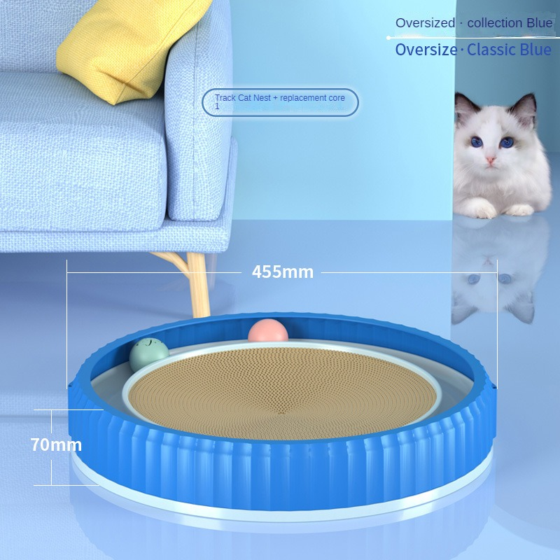 Non-flaking Corrugated Paper Wear-resistant Cat Scratching Board - Paw Pet