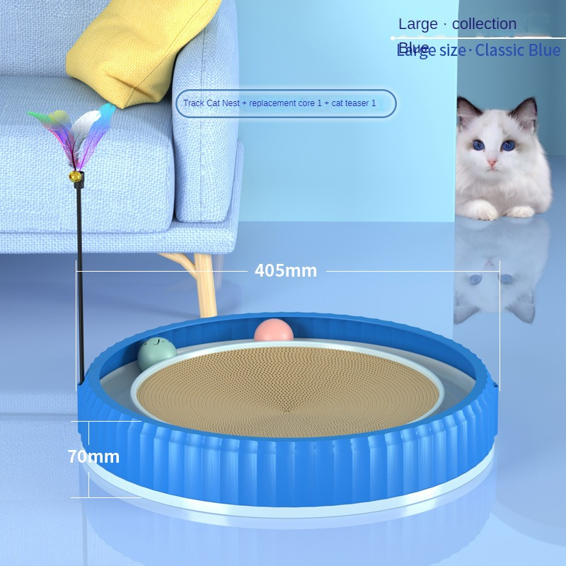Non-flaking Corrugated Paper Wear-resistant Cat Scratching Board - Paw Pet