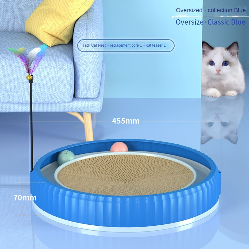 Non-flaking Corrugated Paper Wear-resistant Cat Scratching Board - Paw Pet
